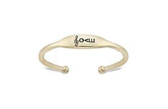 14K Gold Finish Bracelet by Love Notes